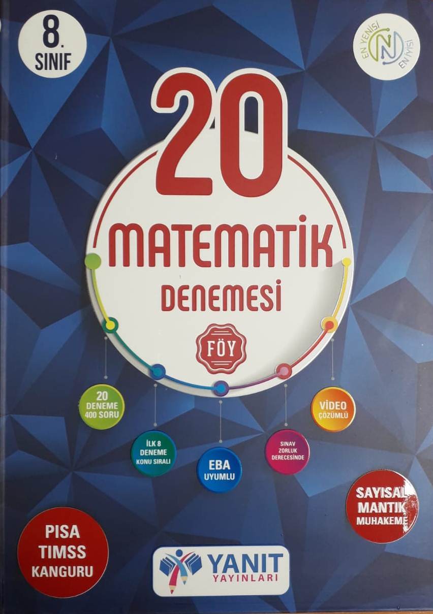 Yanıt 8.Sınıf LGS Matematik 20 Çözümlü Föy Deneme