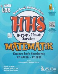 MUBA 8.Sınıf LGS HHS Matematik Haftalık Hasat Soruları
