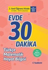 Tudem 2.Sınıf Evde 30 Dakika Öğrenci Kitabı  