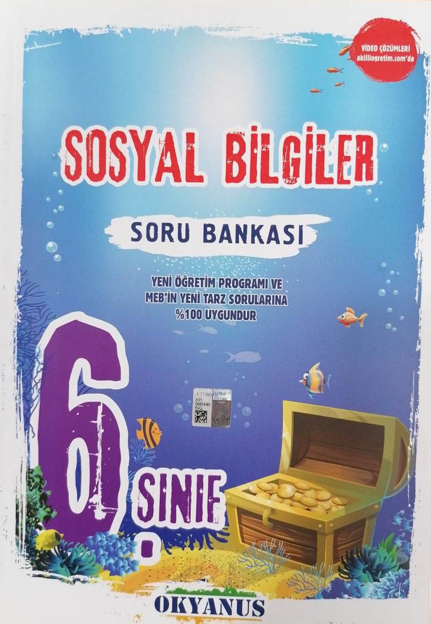 KAMPANYA  - Okyanus  6.Sınıf Sosyal Bilgiler Soru Bankası   - ( Youtube TK Abonelerine Özel)