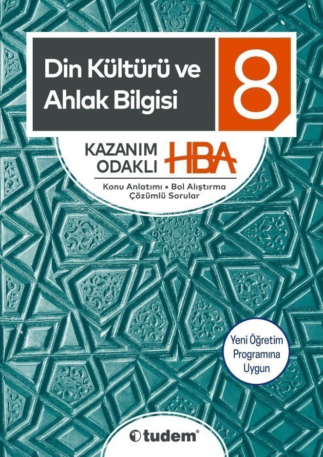 Tudem 8.Sınıf LGS Dİn Kültürü HBA 