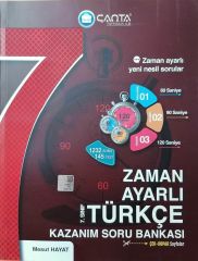 Çanta 7.Sınıf Türkçe Zaman Ayarlı Kazanım Soru Bankası