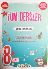 Okyanus 8.Sınıf LGS Çözümlü Tek Kitap Tüm Dersler Soru Bankası 