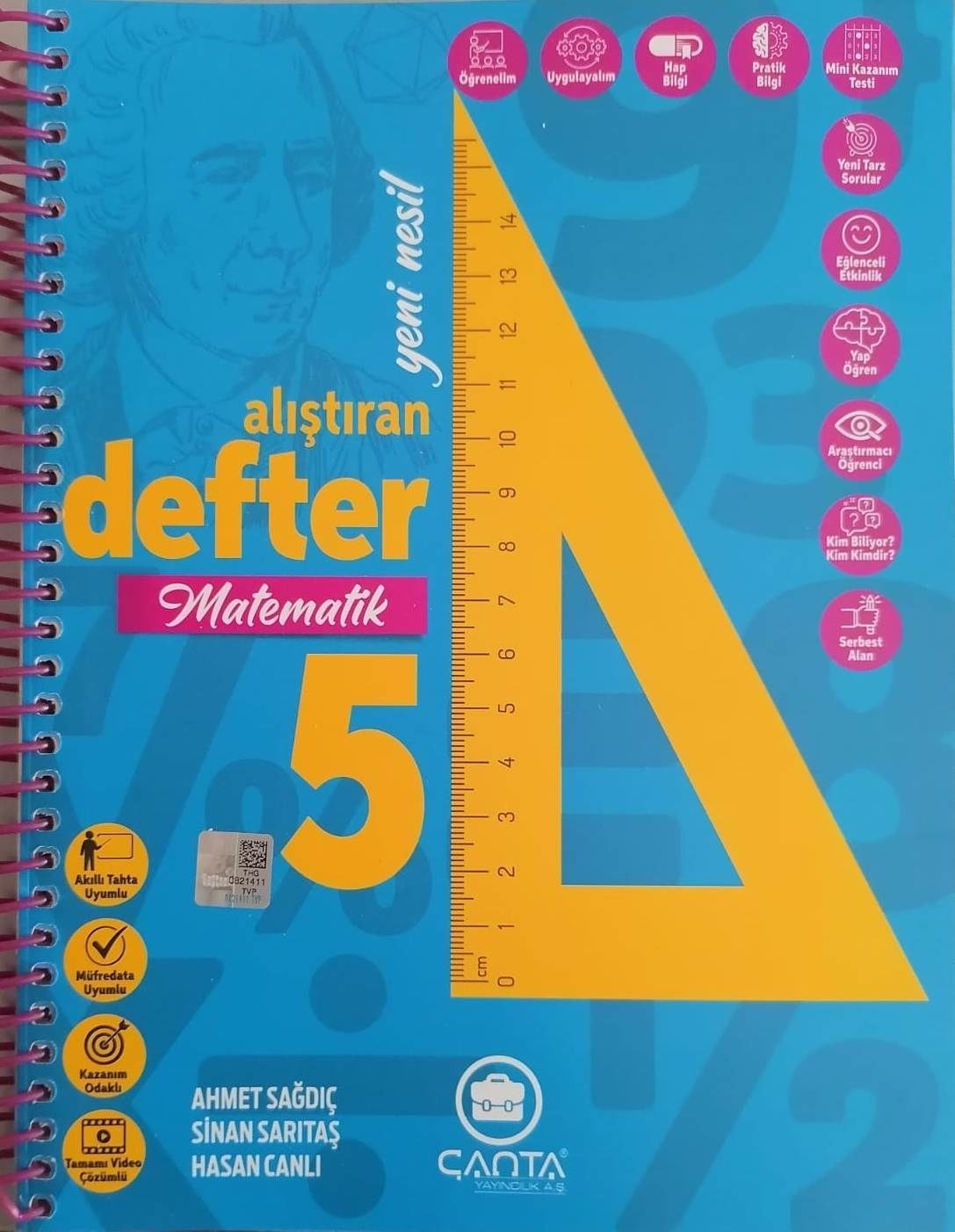 Çanta 5.Sınıf Güncel Alıştıran Defter Matematik