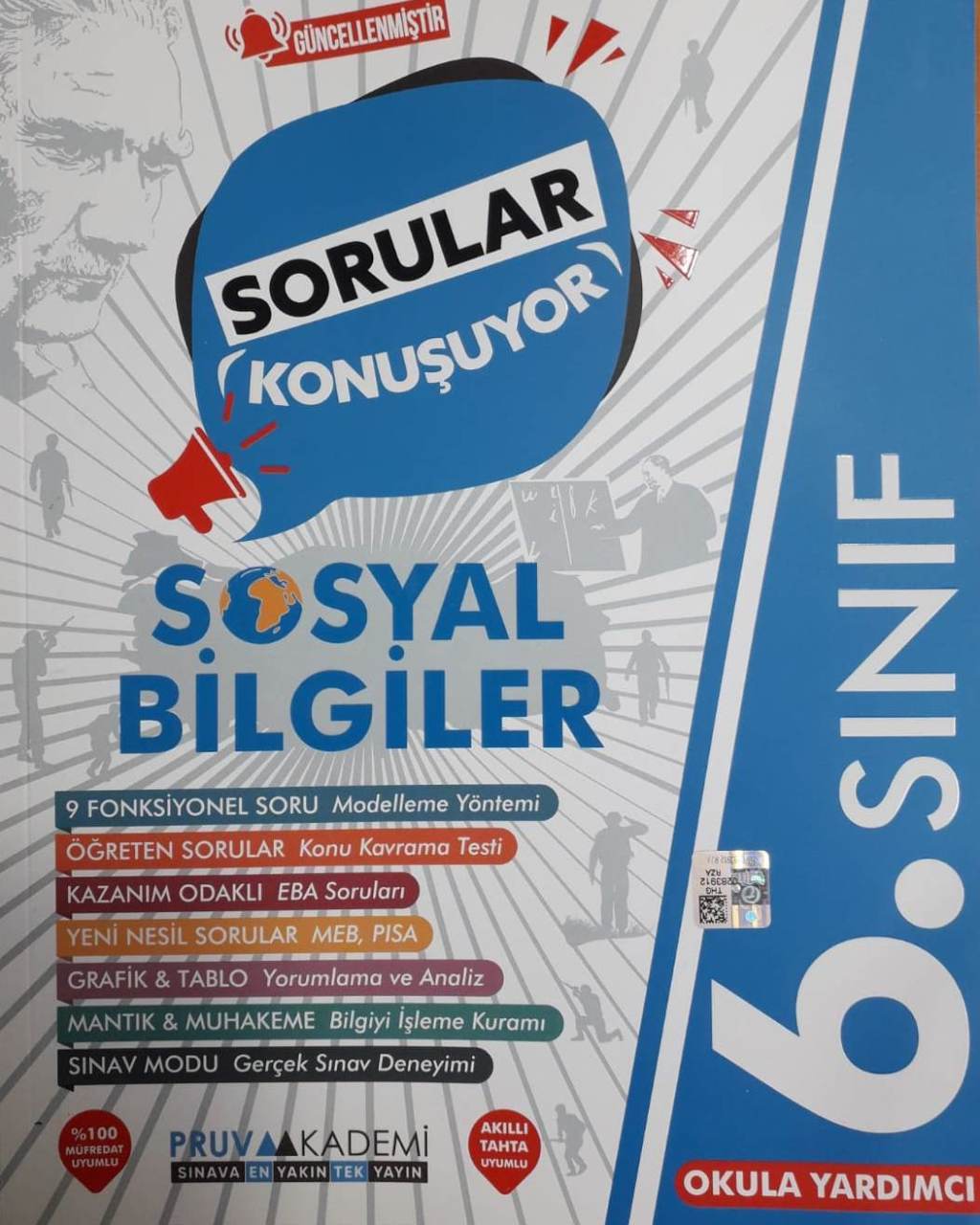 Pruva Akademi 6.Sınıf Sosyal Bilgiler GÜNCEL Sorular Konuşuyor Soru Bankası