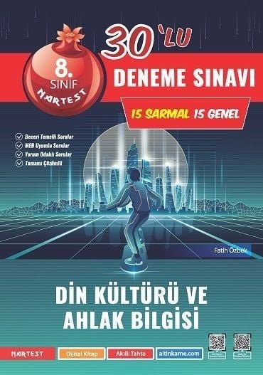 Nartest 8.Sınıf LGS Yeni Koyu Kapak Din Kültürü 30 lu Deneme