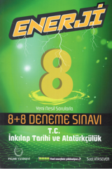 Palme 8.Sınıf LGS Enerji İnkılap Tarihi   8+8 Deneme 