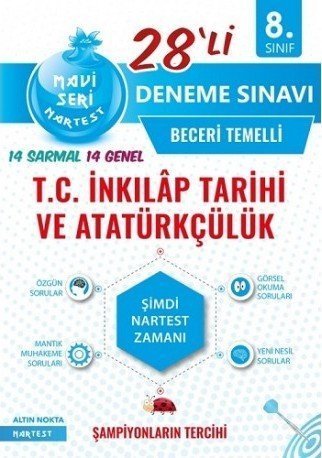 Nartest 8.Sınıf LGS İnkılap Tarihi Beceri Temelli 28 Deneme