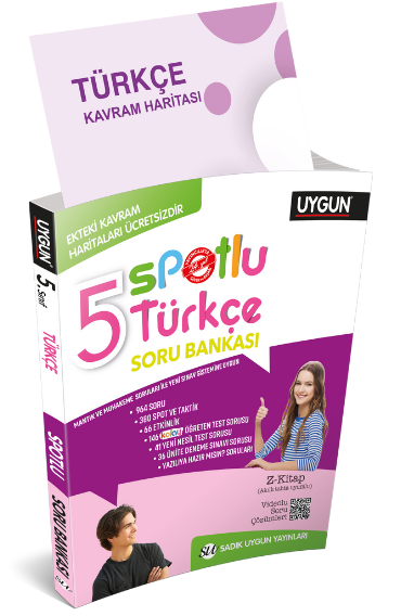 Sadık Uygun 5.Sınıf Türkçe YENİ BASKI Spotlu Soru Bankası