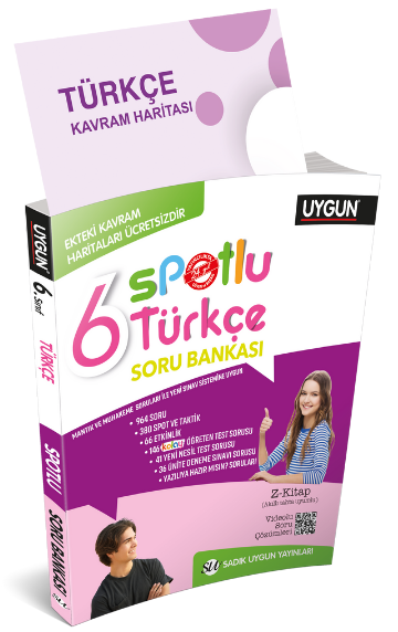 Sadık Uygun 6.Sınıf Türkçe YENİ BASKI Spotlu Soru Bankası