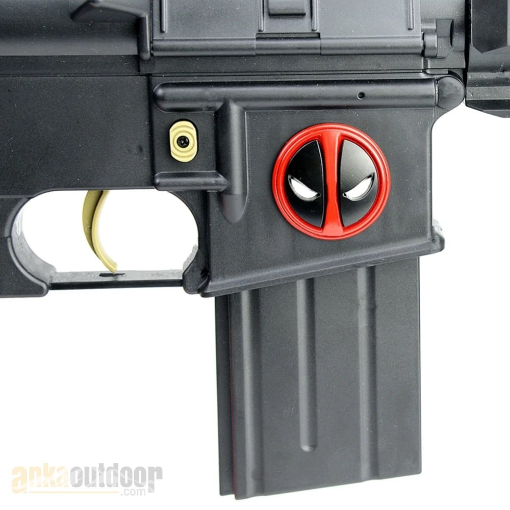 3D Punisher Deadpool Metal Sticker