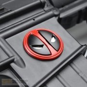 3D Punisher Deadpool Metal Sticker