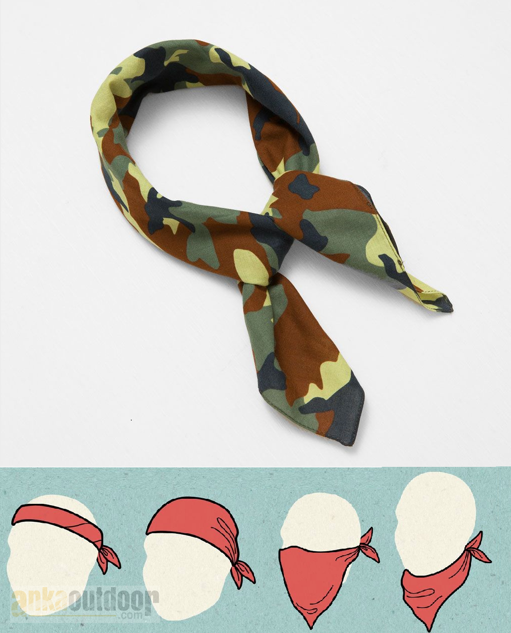 Tactical Bandana Kamuflaj