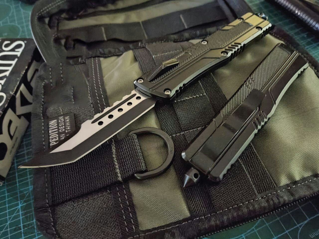 Microtech Hellhaund Tanto OTF Çakı Klon