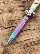 AKC italyan Stiletto Çakı Damascus Klon