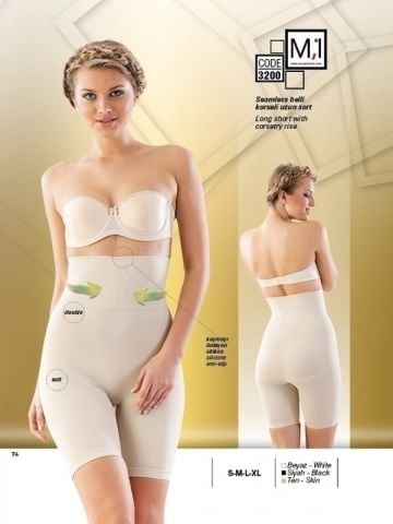 Emay 3200 Dikişsiz Boxer Pantolon Korse