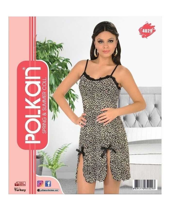 Polkan 4029 Bayan Leopar Gecelik