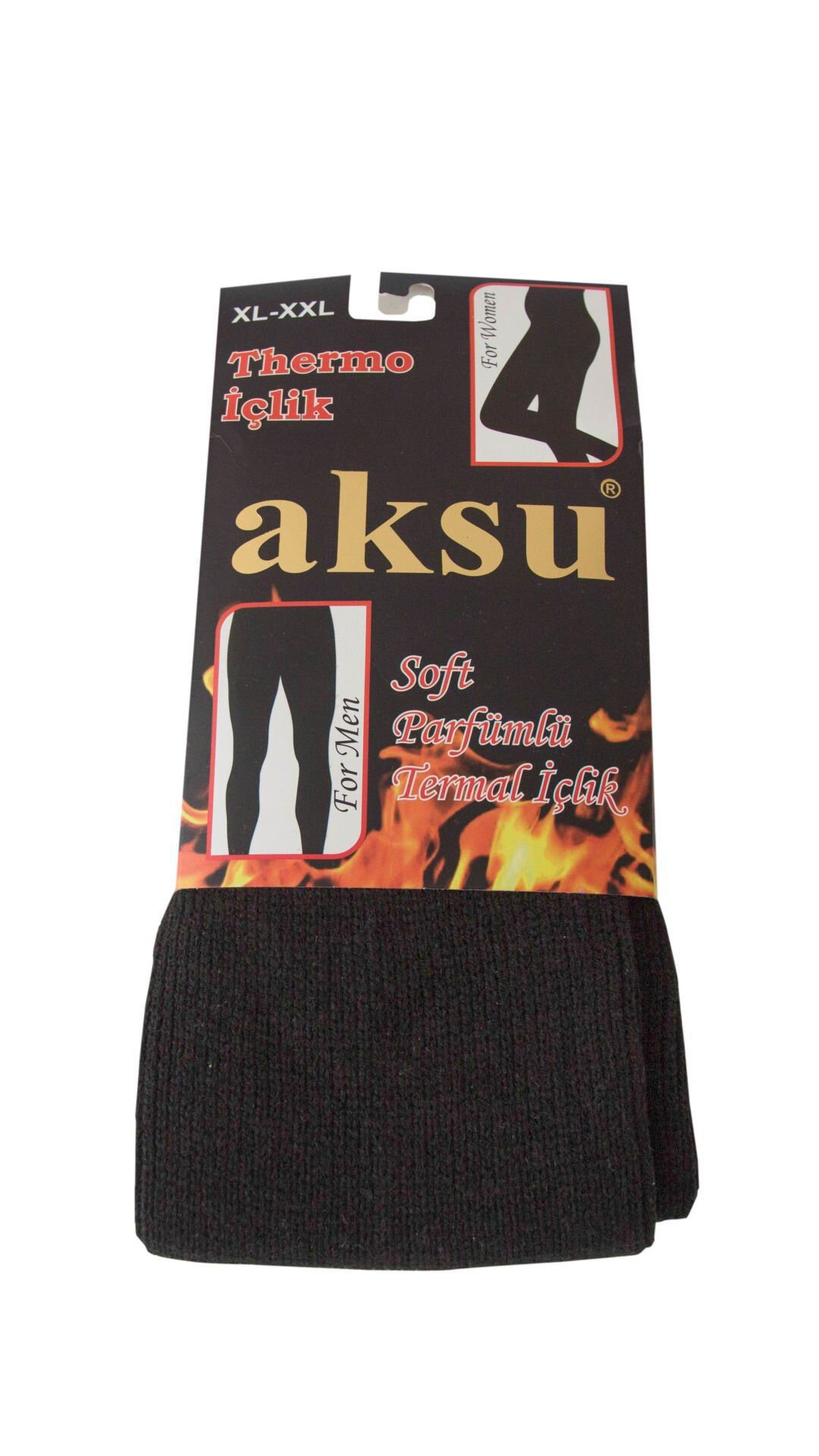 Aksu Füme Soft Parfümlü Thermo Örgü Erkek Termal Tayt