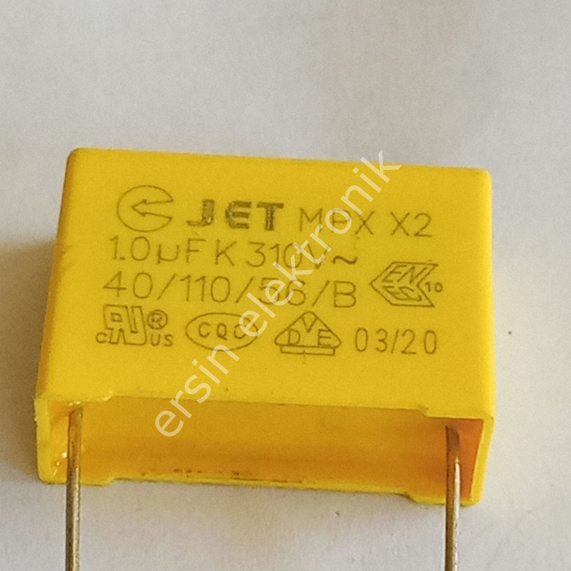 1uF 310VacX2 Polyester Kondansatör