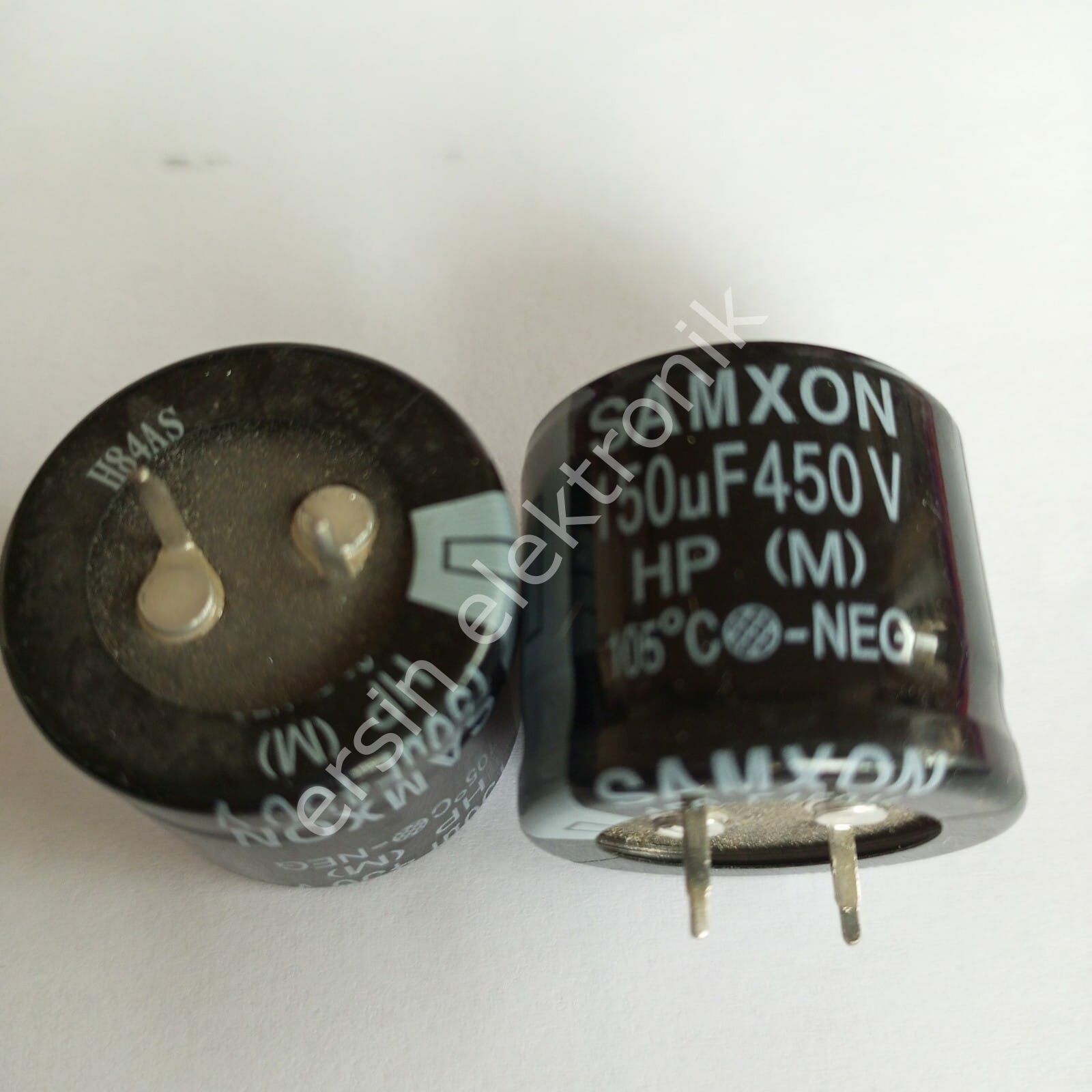 150uF 450V (Snap) Elektrolitik Kondansatör (30mmx26mm) (a.y)