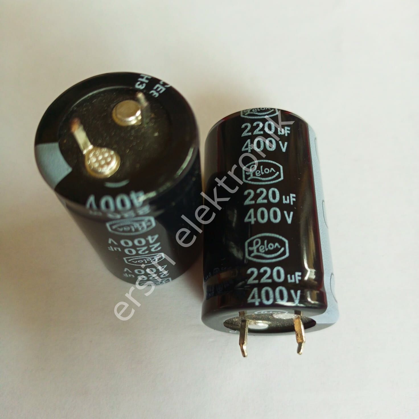 220uF 400V (Snap) Elektrolitik Kondansatör (26X41MM)