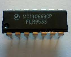 MC14066BCP (CD4066)  Quad Analog Switches/Quad Multiplexers