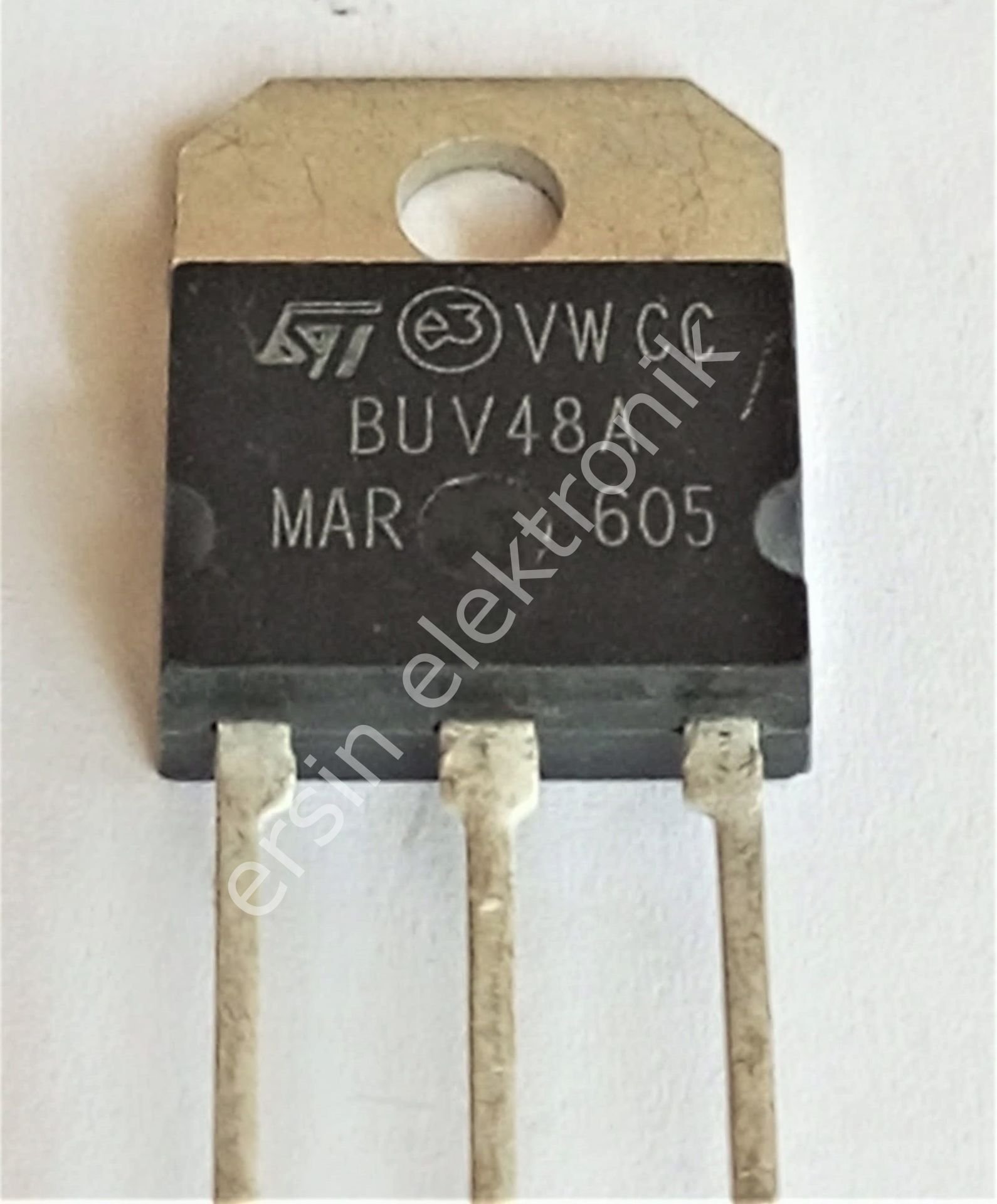 BUV48 (BUV48A) / 15A, 1000V, NPN TO-218  Orjinal