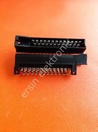 25 Lİ KONNEKTÖR Conn Timer Connector HDR 25 POS 5mm Solder RA Thru-Hole 25 Terminal 1 Port (AMP 827535)