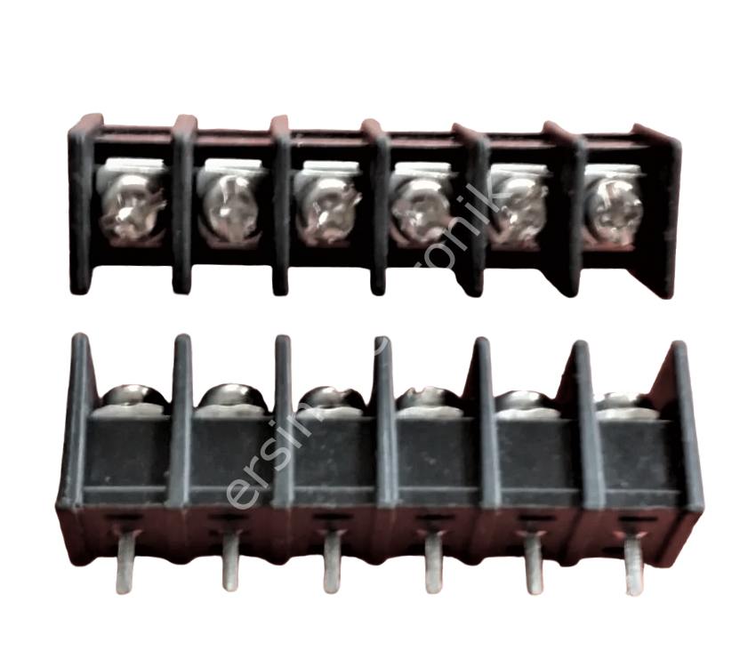 6'li PCB Power Terminal (pin aralığı 7,62mm) JIEKE JK25-762 AWG1A-22) 10A.300V) (6LI SIRA KLEMENS)