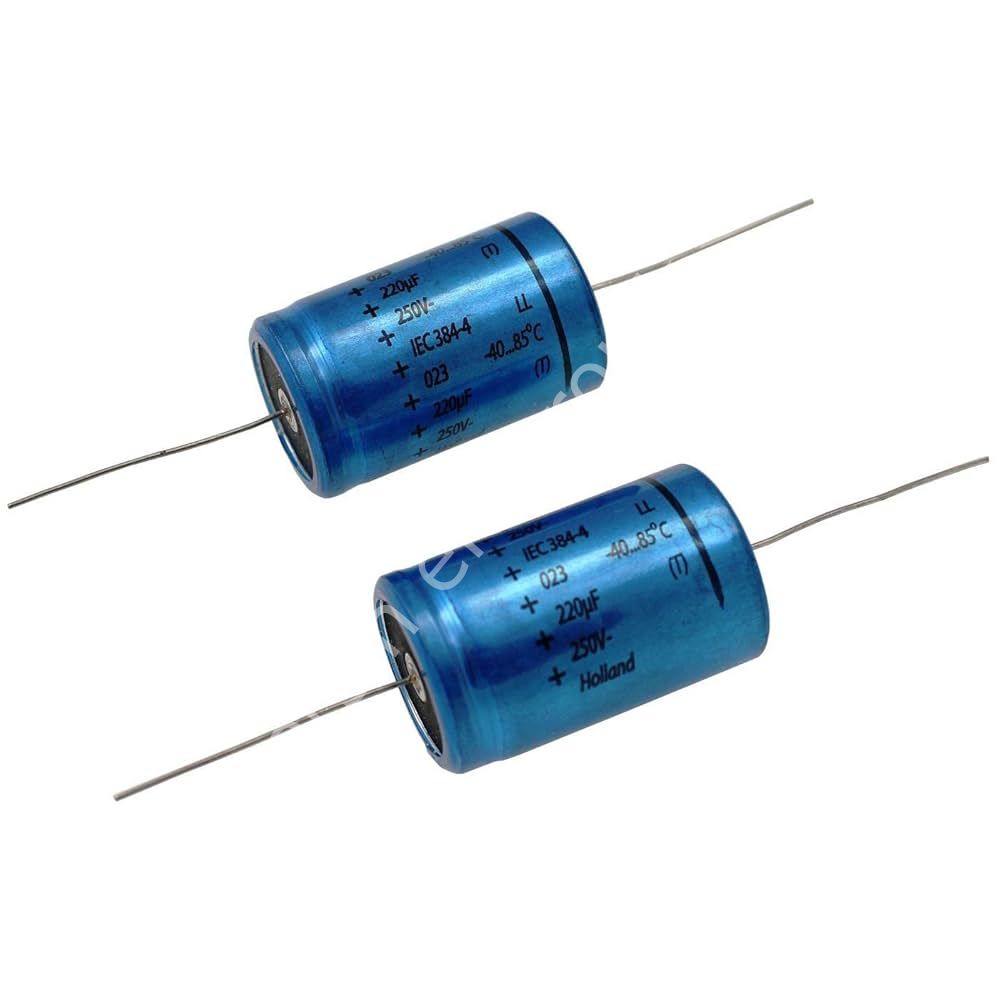 220uF 16V Aksiyel Alüminyum (Axial Aluminum) Kondansatör