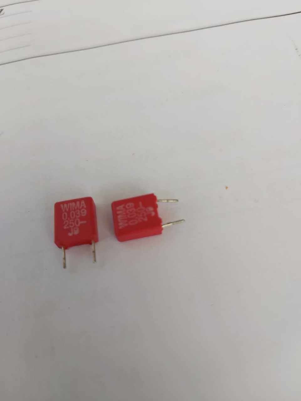 39nF 250V  (0.039uF 250V ) Polyester Kondansatör  (5.08mm)  WIMA