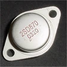 2SD870  NPN  5A 1500V 50 W Horizontal Deflection Power Transistor  (ST ORJİNAL) (sem)