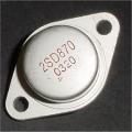 2SD870  NPN  5A 1500V 50 W Horizontal Deflection Power Transistor  (ST ORJİNAL) (sem)