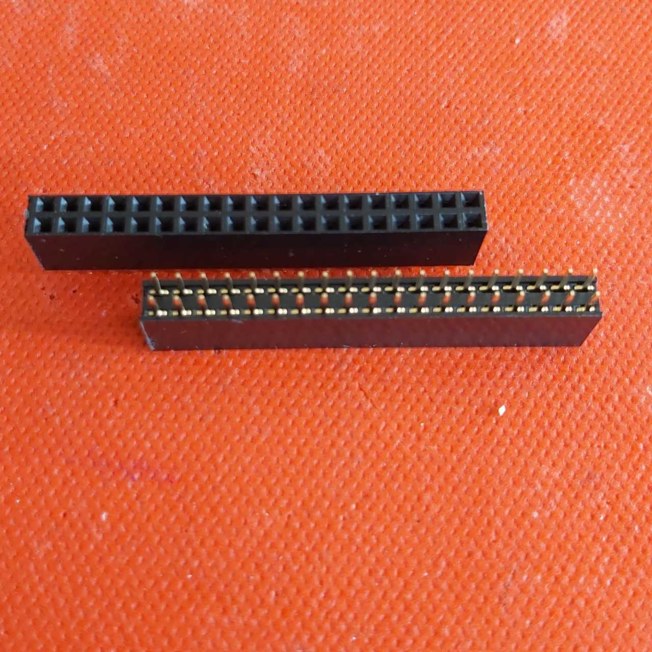 2X19LU  180° 12mm Dişi Pin Header (2.54mm)