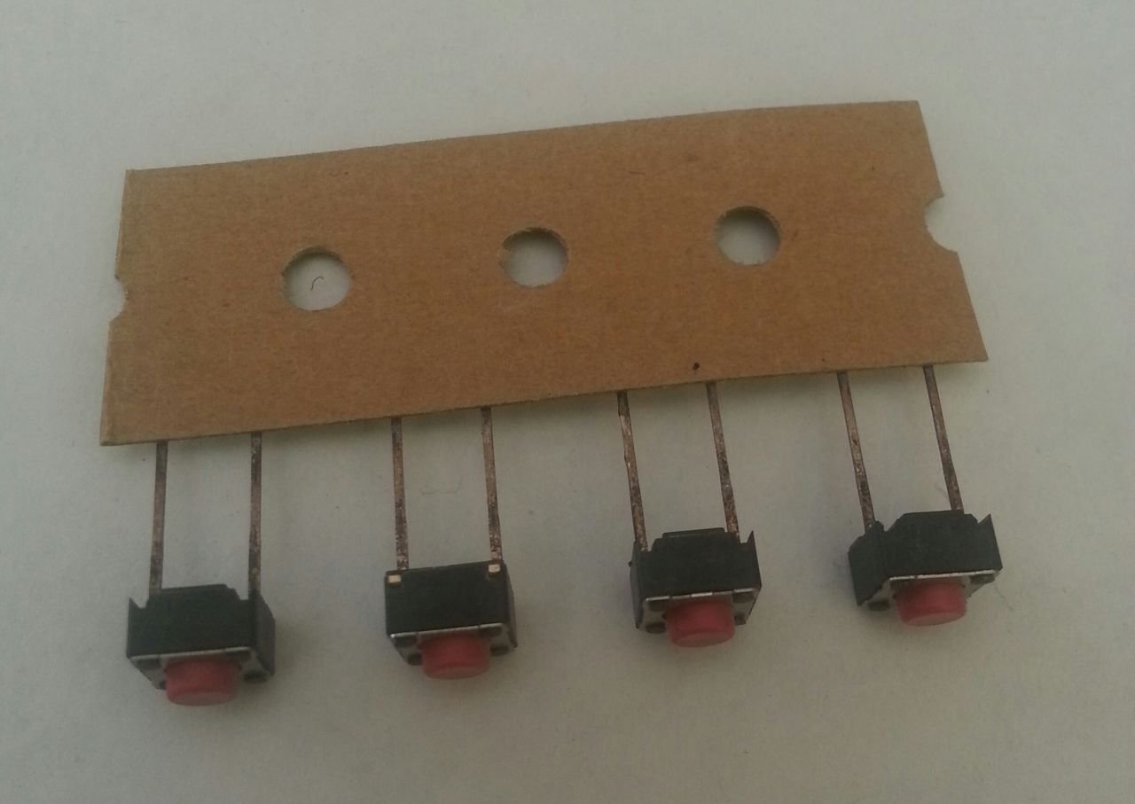 6X6mm Yükseklik=4.3mm Tact Switch (2pin)(10 Adet Paket)