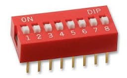 8 li Dip Switch (Apem DS-08)