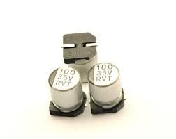 100uF 35V Alüminyum ( Aluminum) Elektrolitik Kondansatör