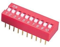 10 lu Dip Switch (Apem DS-10)