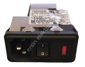 (3A) EMİ FİLTER PS0S0DS3A  Anahtarlı -Sigortalı3A/40' 120/250V Orjinal (CORCOM)