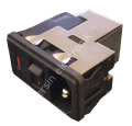 (3A) EMİ FİLTER PS0S0DS3A  Anahtarlı -Sigortalı3A/40' 120/250V Orjinal (CORCOM)