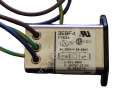 (3A) EMİ FİLTER 3EBF4 3A/40' Kablolu 120/250V  Power Line Filter Orjinal (CORCOM)