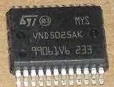 VND5025AKTR-E Double Channel High Side Driver With Analog Current Sense For Automative Applications (Led Sürücüsü olarakta kullanılanılabilir)