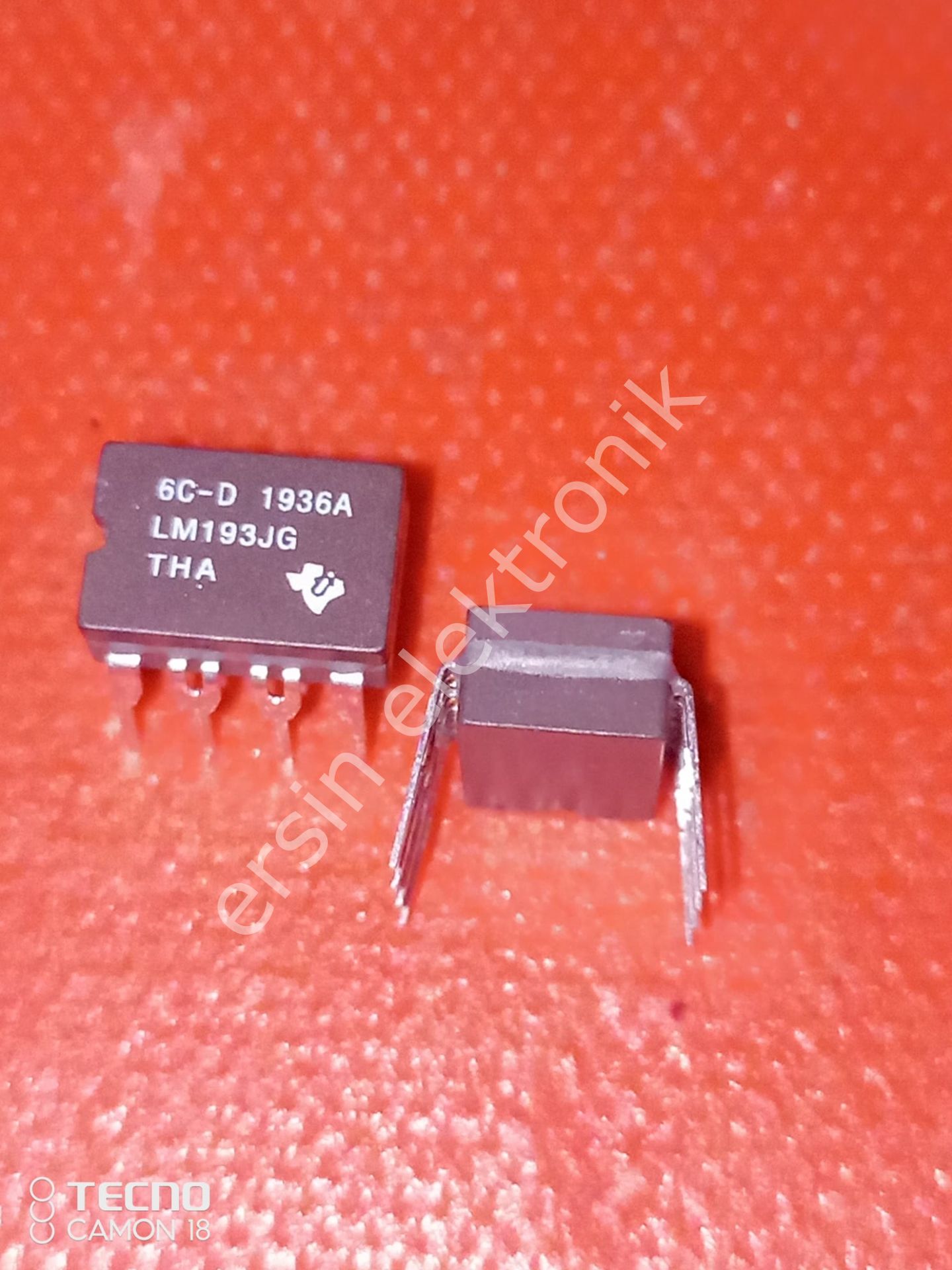 LM193 (LM193JG) DUAL DIFFERANTIAL COMPARATOR (Seramik)