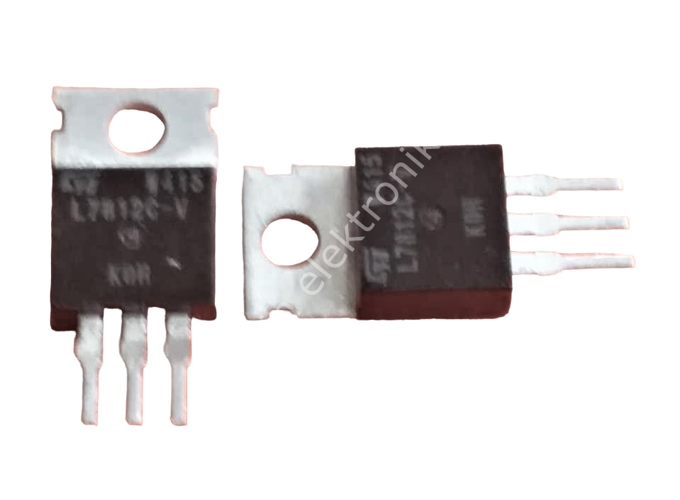 LM7812 ( L7812C-V )  Kısa Bacak Orjinal (1.5A) (ST)