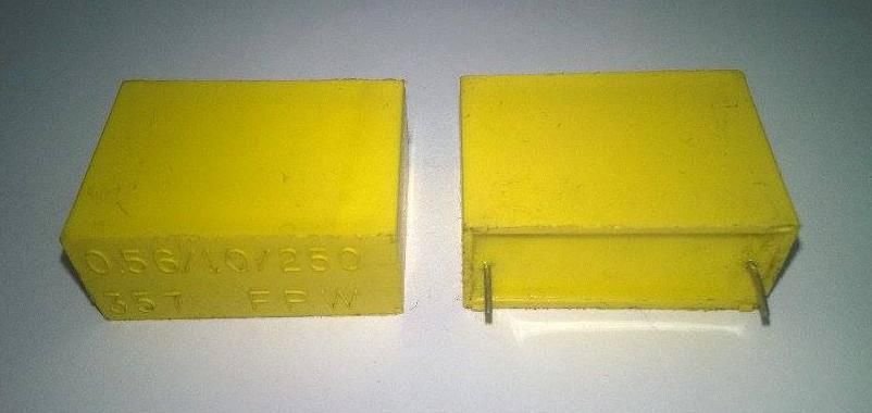 560nF 250V (0.56uF-250V) Polyester Kondansatör (Bacak aralığı 27.5mm)