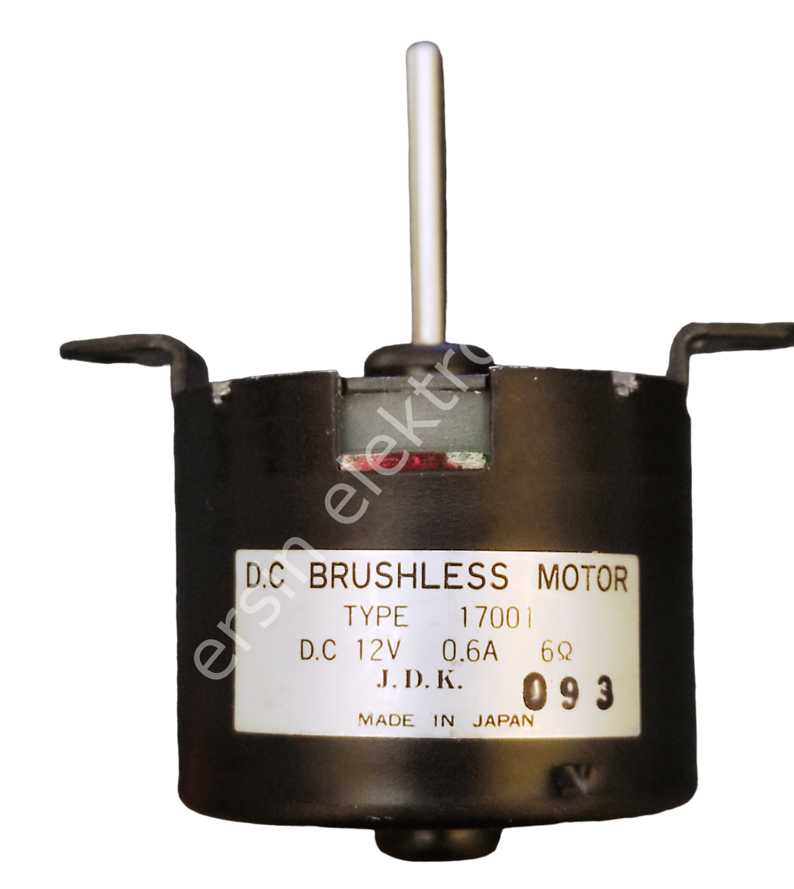 12V 0.6A 6 OHM  J.D.K.Devreli Brushless (Fırçasız) Motor  (JAPAN)  J.D.K.