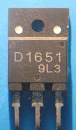2SD1651 1500V 5A NPN Triple Diffused  Planar Silicon Transistor
