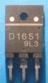 2SD1651 1500V 5A NPN Triple Diffused  Planar Silicon Transistor
