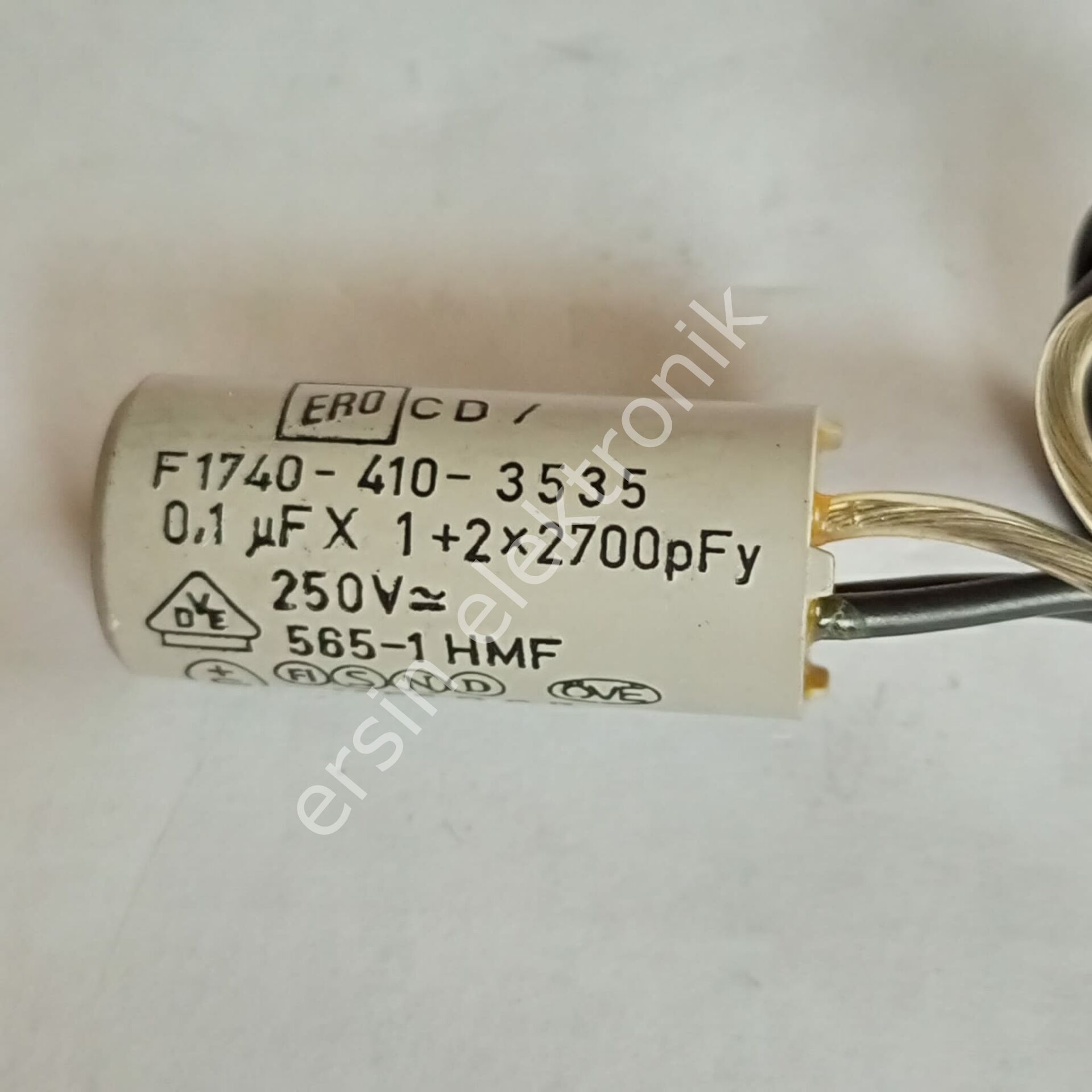 F1740-410-3535  0.1uF X1 +2X2700pFY Suppression (Bipolar) Kondansatör