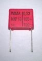 330nF 160V (0.33UF-160V ) WIMA  15MM  Polyester Kondansatör (ORJİNAL)